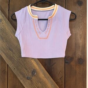 4/$12 Kids Purple and Orange Tank Top